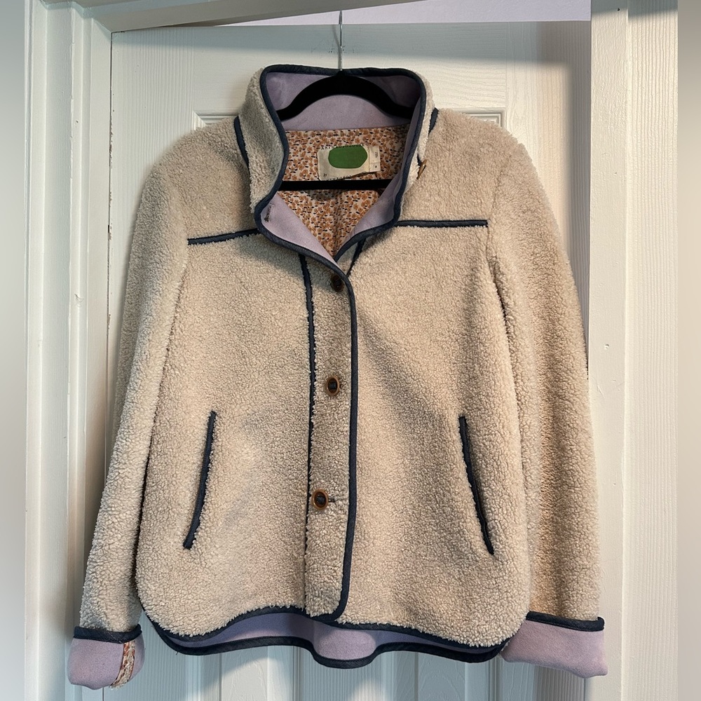 Anthropologie Sherpa Jacket Size M